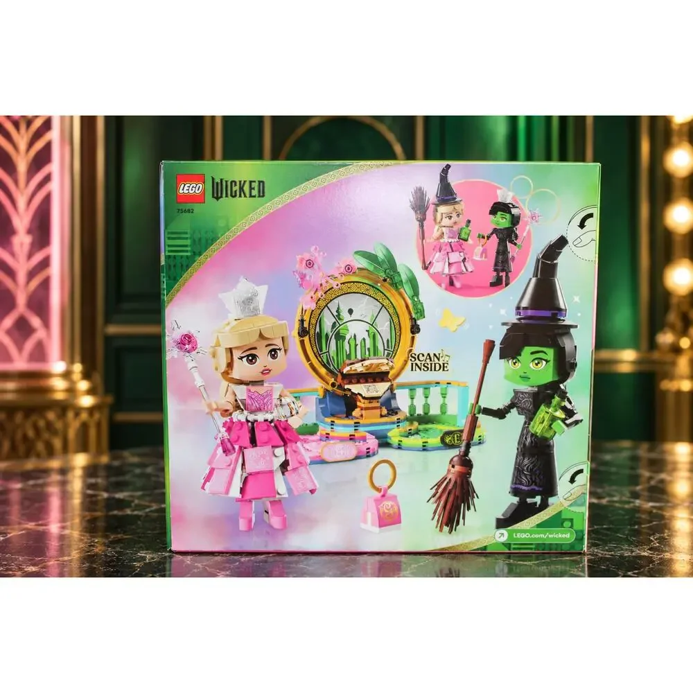 LEGO Wicked Elphaba & Glinda Figures Set 75682 Sealed 558 Pieces